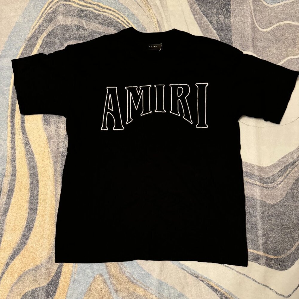 Amiri Sun Black Tee Mens Size Medium or Large